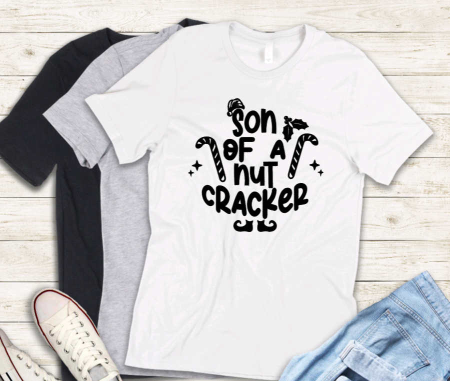 Son of a nut cracker adult t-shirt