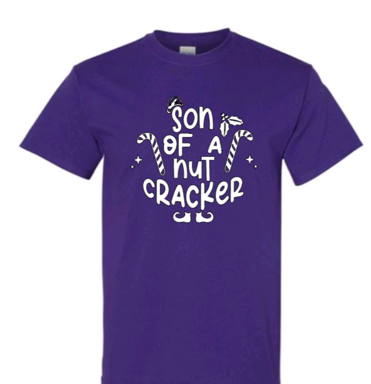 Son of a nut cracker adult t-shirt