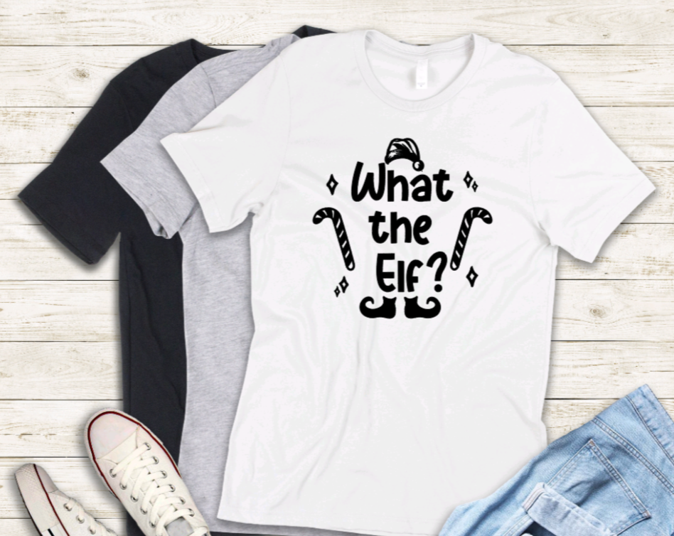 What the elf? adult t-shirt