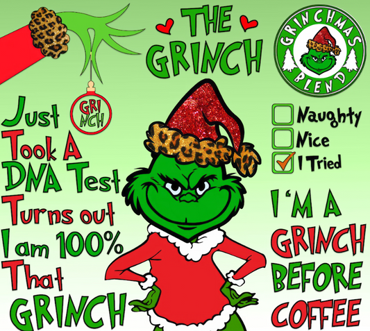 Grinch Style #1 20oz Skinny Tumbler