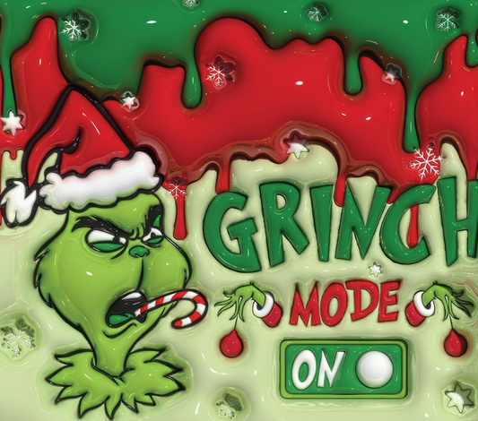 Grinch Style #7 20oz Skinny Tumbler