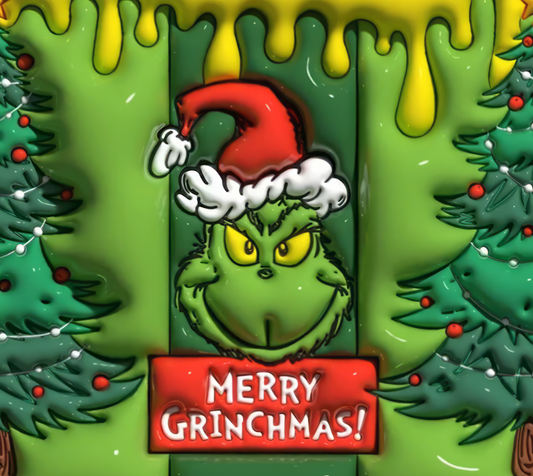 Grinch Style #11 20oz Skinny Tumbler