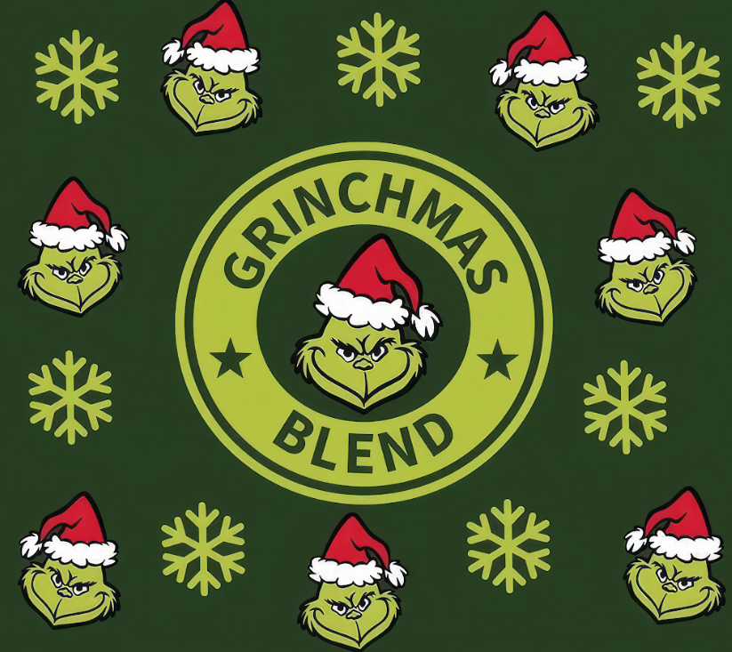 Grinch Style #12 20oz Skinny Tumbler