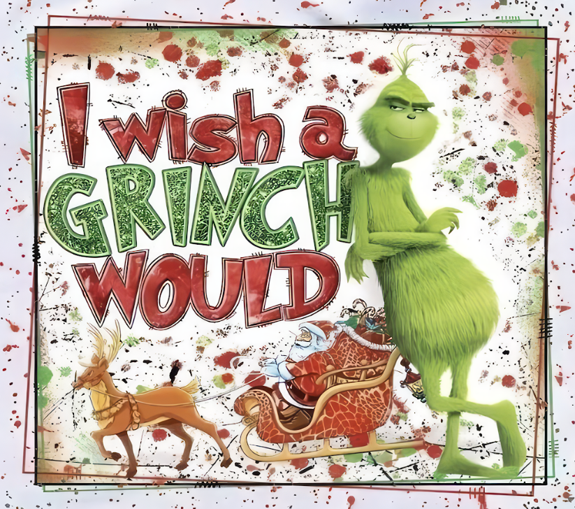 Grinch Style #19 20oz Skinny Tumbler