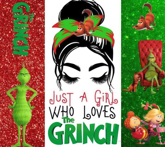 Grinch Style #20 20oz Skinny Tumbler