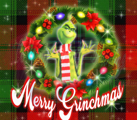 Grinch Style #28 20oz Skinny Tumbler