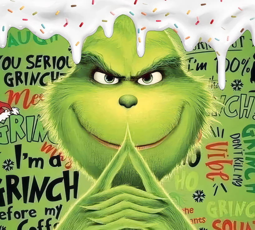 Grinch Style #43 20oz Skinny Tumbler