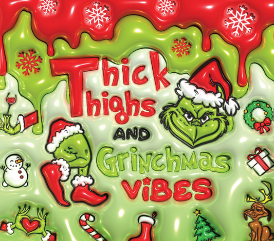 Grinch Style #51 20oz Skinny Tumbler