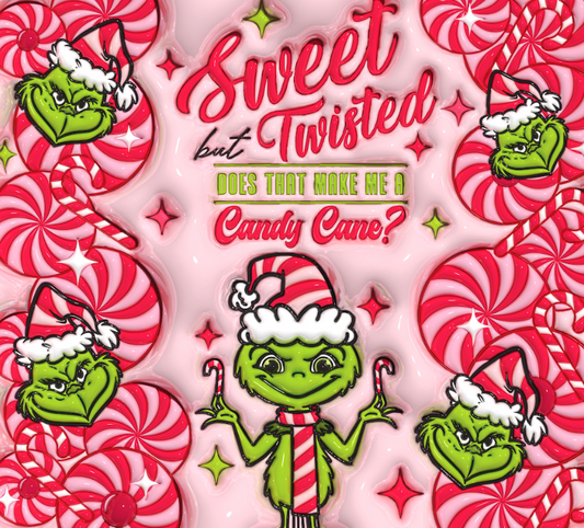 Grinch Style #54 20oz Skinny Tumbler