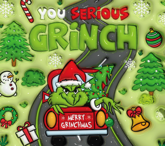 Grinch Style #58 20oz Skinny Tumbler