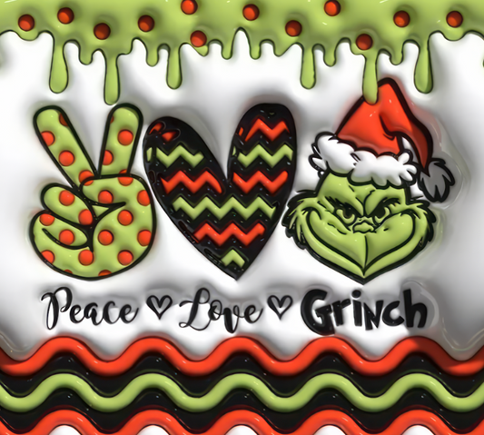 Grinch Style #63 20oz Skinny Tumbler