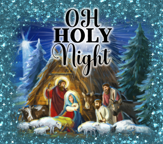 Oh holy night 20oz Skinny Tumbler