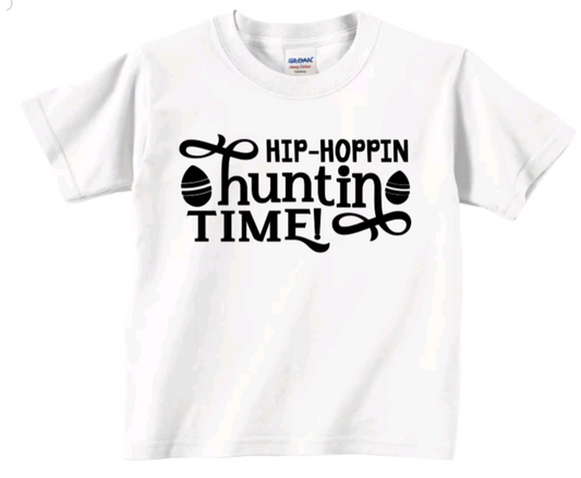 Hip-Hoppin huntin time toddler t-shirt