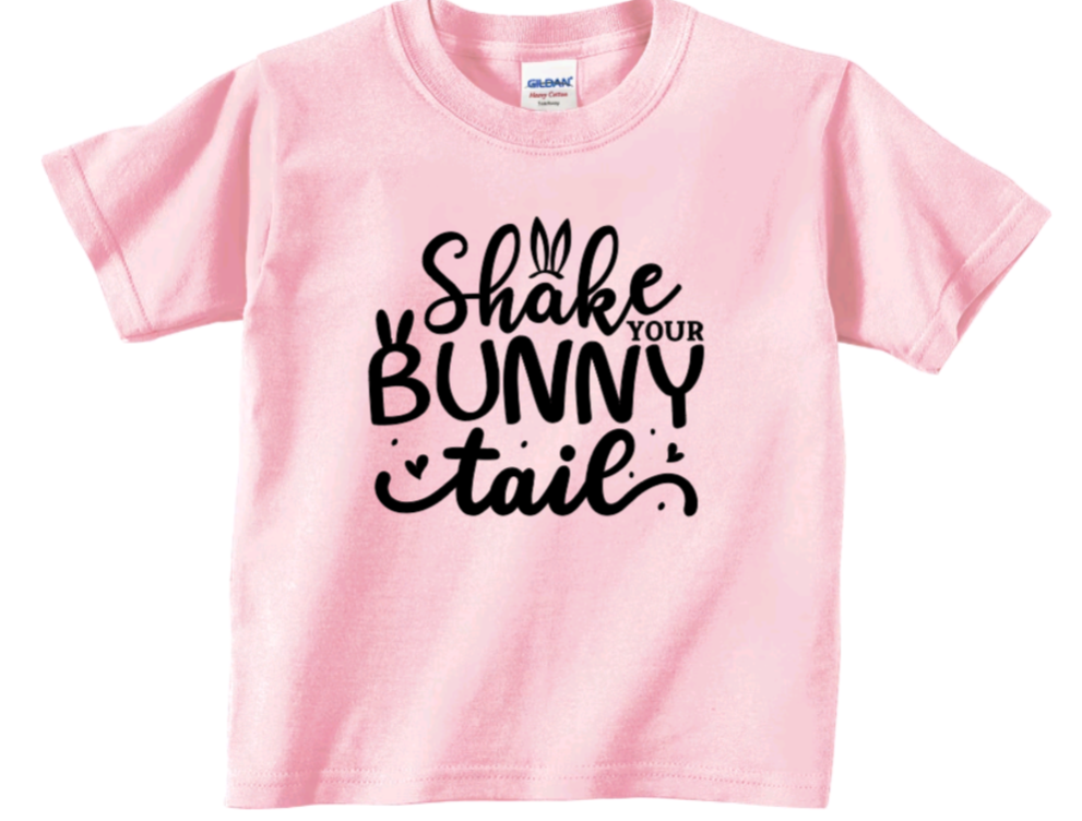 Shake your bunny tail toddler t-shirt