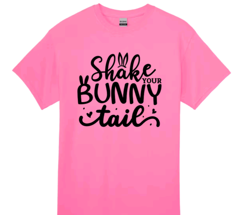 Shake your bunny tail youth t-shirt