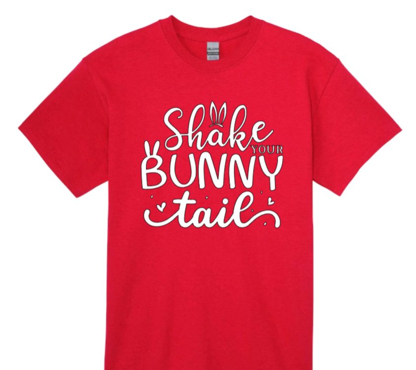 Shake your bunny tail youth t-shirt