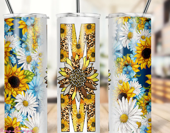 Mom floral 20oz Skinny Tumbler