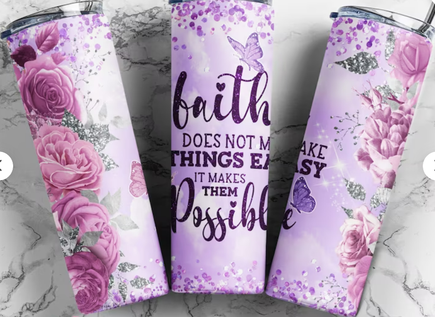 Christian 20oz Skinny Tumblers