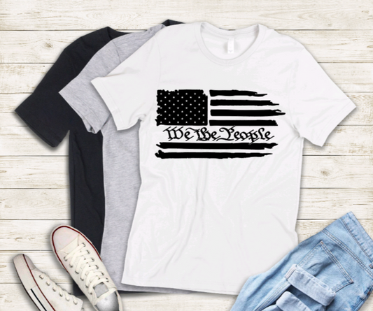 We the people adult t-shirt