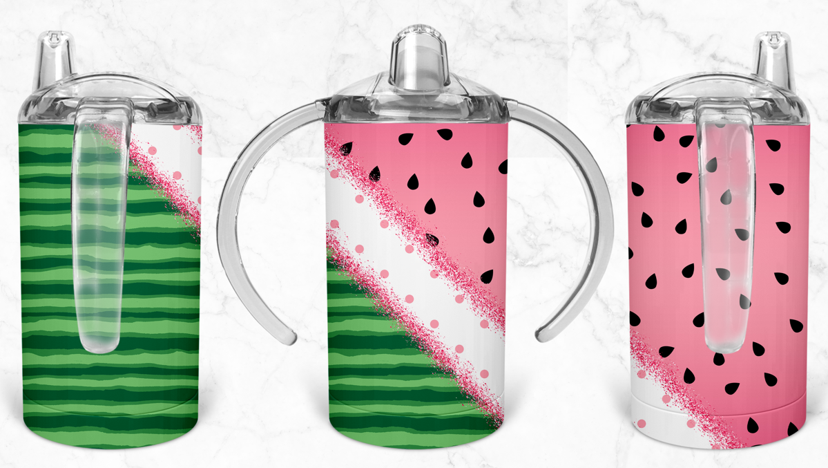 12oz Watermelon Kids Skinny Tumbler