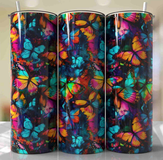 Butterfly 20oz Skinny Tumbler