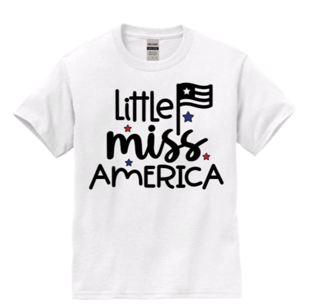 Little Miss America youth t-shirt