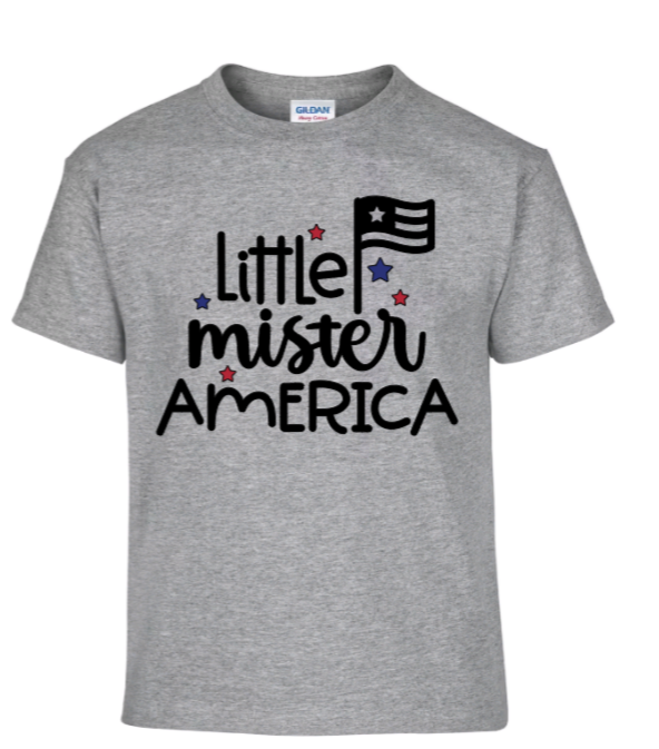 Little Mister America youth t-shirt