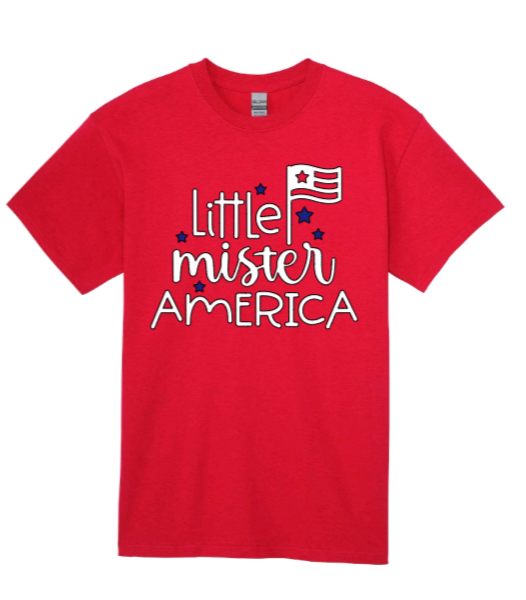 Little Mister America youth t-shirt