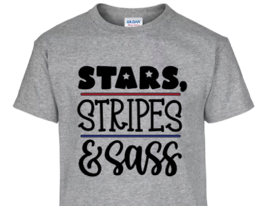 Stars, Stripes & Sass toddler t-shirt