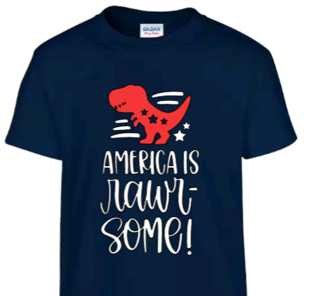 America is rawr-some toddler t-shirt