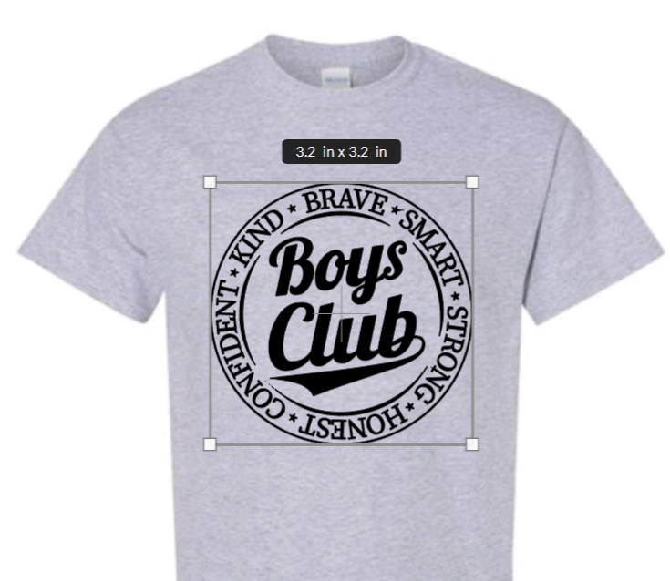 Boys club toddler t-shirt