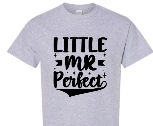 Little mr perfect toddler t-shirt