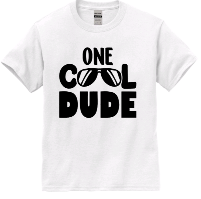 One cool dude youth t-shirt