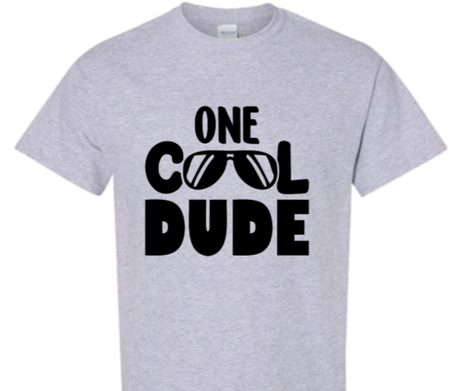 One cool dude toddler t-shirt