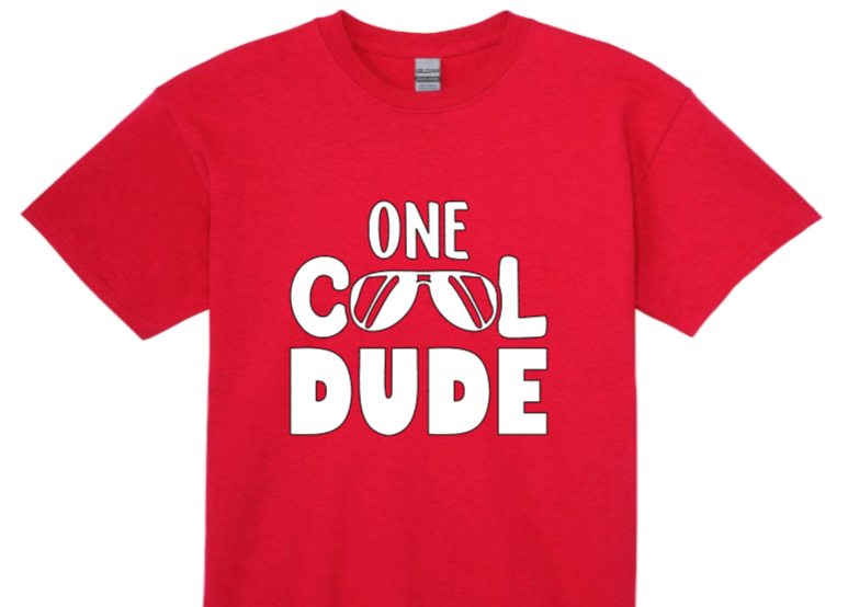 One cool dude toddler t-shirt