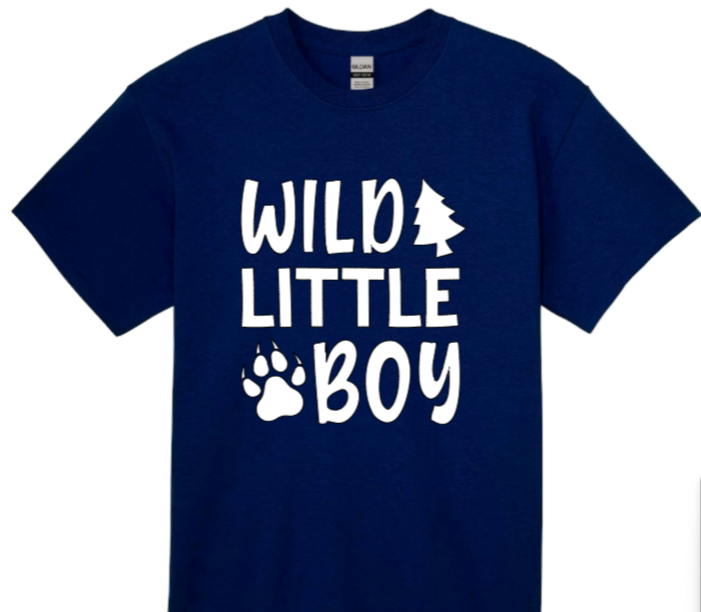 Wild little boy toddler t-shirt