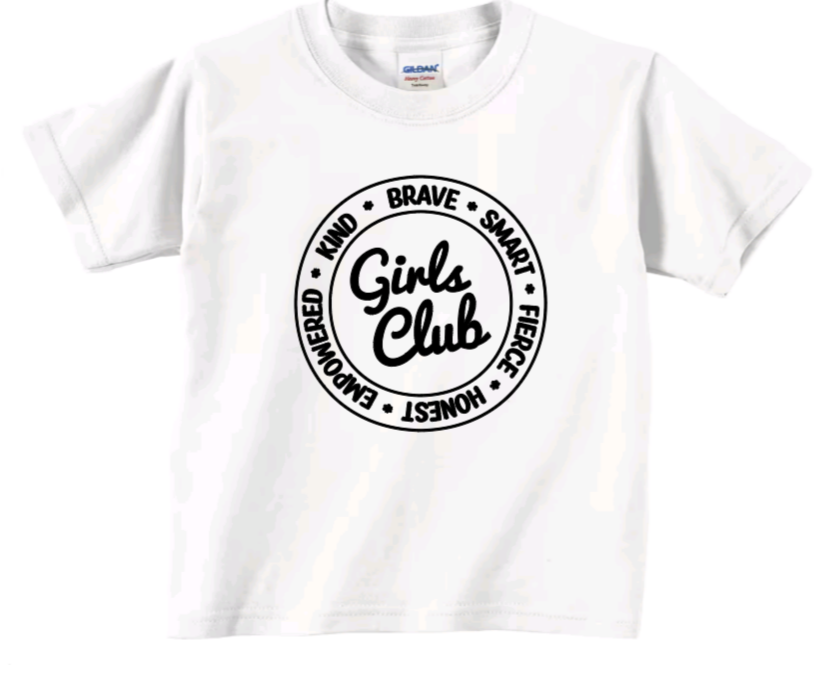 Girls club toddler t-shirt