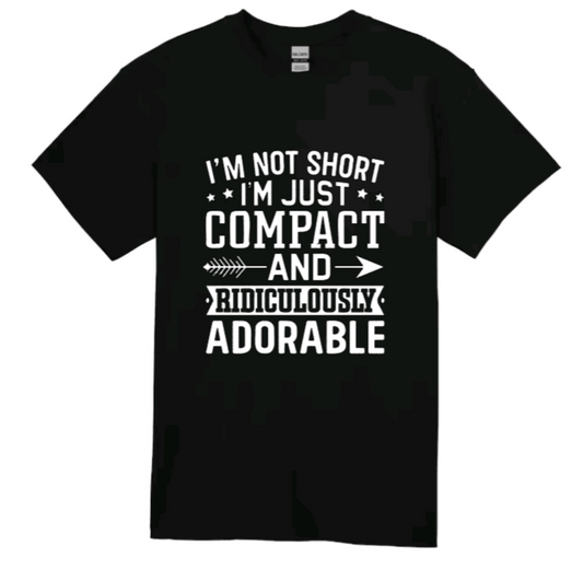 I'm not short youth t-shirt