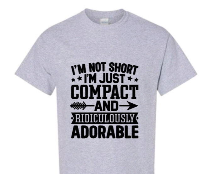 I'm not short toddler t-shirt