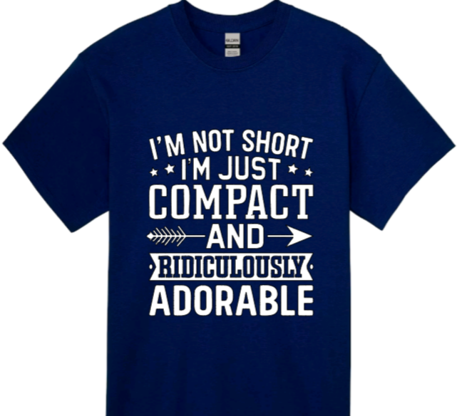 I'm not short toddler t-shirt