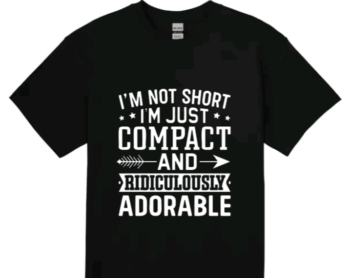 I'm not short toddler t-shirt