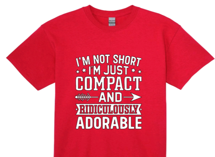 I'm not short toddler t-shirt