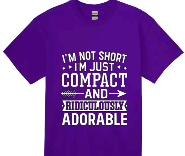 I'm not short toddler t-shirt