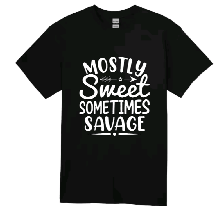 Mostly sweet sometimes savage youth t-shirt