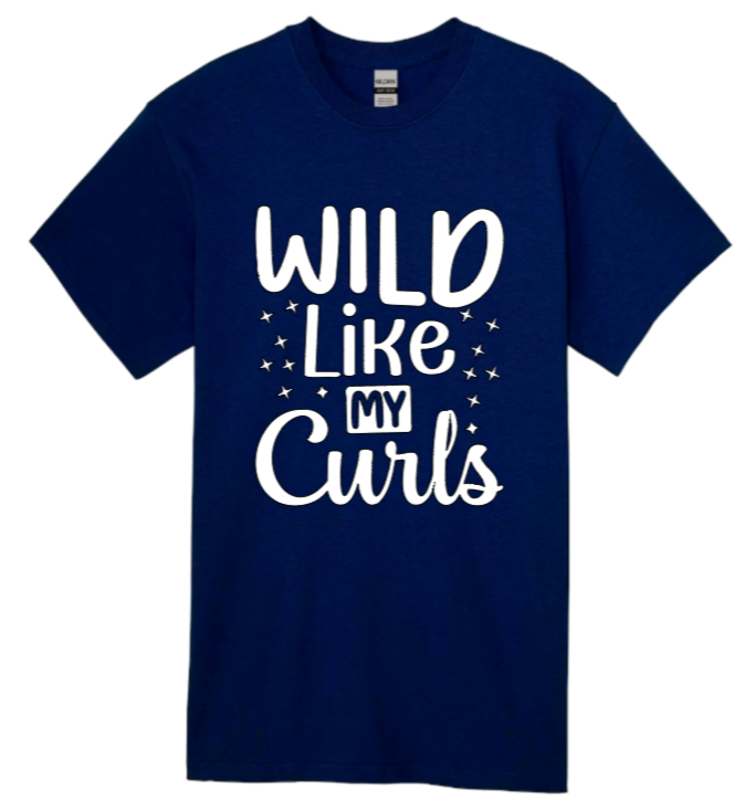 Wild like my curls youth t-shirts