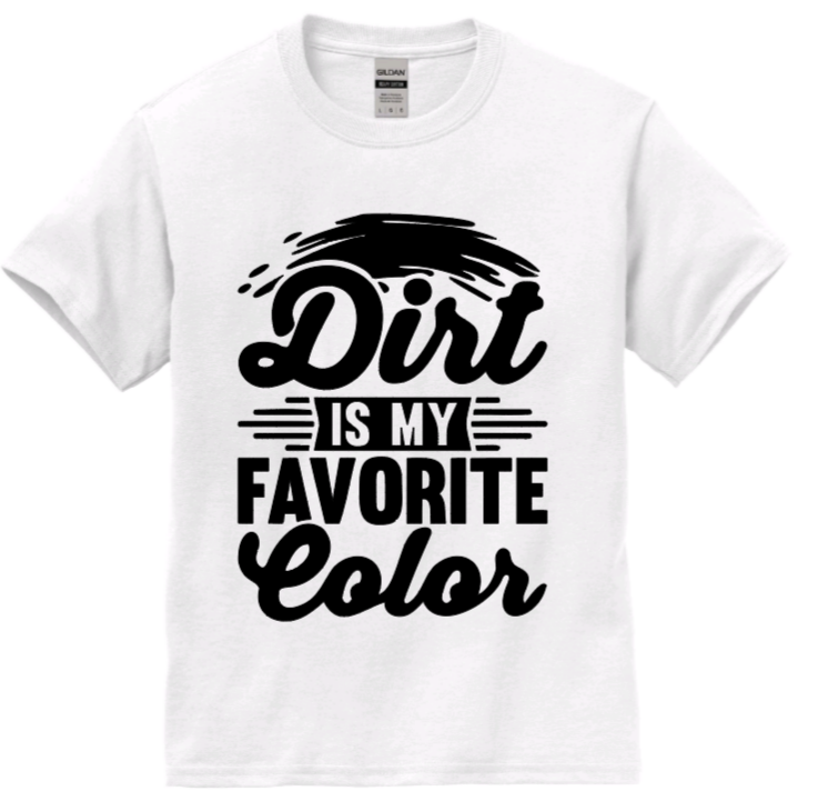 Dirt is my favorite color youth t-shirt