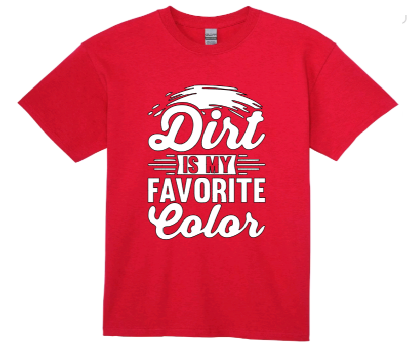 Dirt is my favorite color youth t-shirt