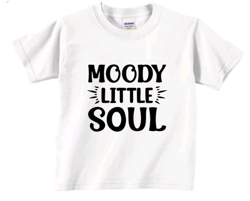 Moody little soul toddler t-shirt