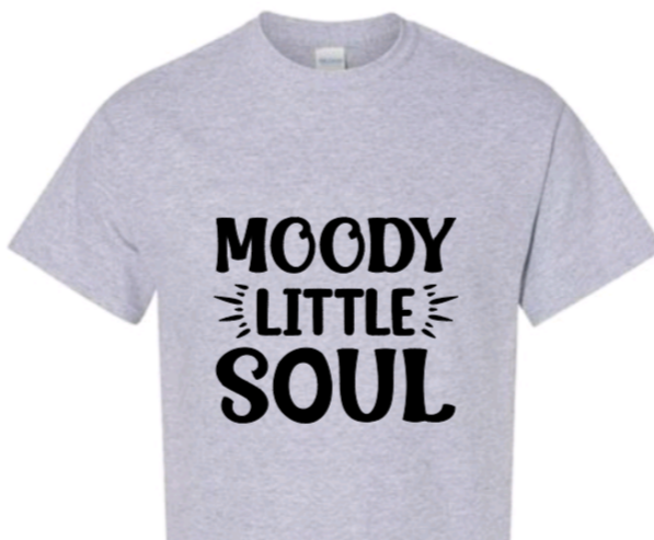 Moody little soul toddler t-shirt