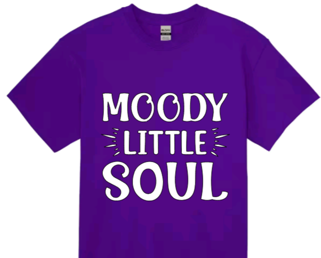 Moody little soul toddler t-shirt